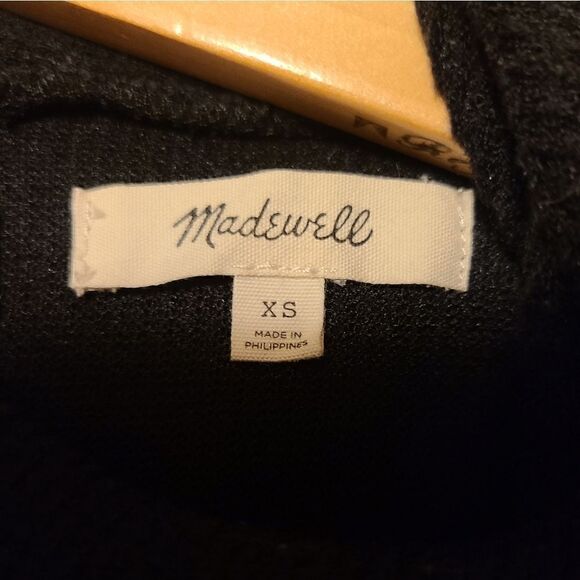 Madewell Weavemix Mockneck Bubble-Sleeve Top - Picture 5 of 9